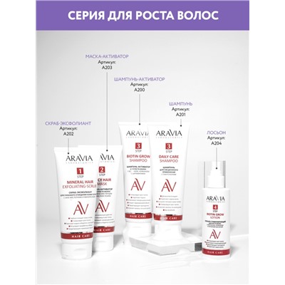 ARAVIA Laboratories Laboratories Маска-активатор для роста волос с кайенским перцем и маслом усьмы Spicy Hair Mask, 200 мл/8