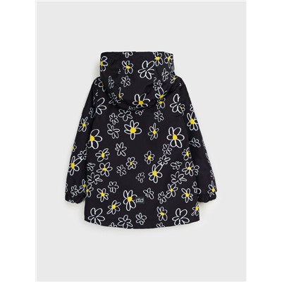 Куртка текстильная с полиуретановым покрытием для девочек (ветровка)