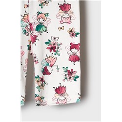 Комплект детский трикотажный для девочек: джемпер (футболка), брюки (легинсы укороченные) PLAYTODAY, 1240075