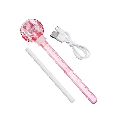 УЦЕНКА Увлажнитель воздуха «Чупа-Чупс» HM-23, ультразвуковой, погружной, подсветка, USB, розовый 9