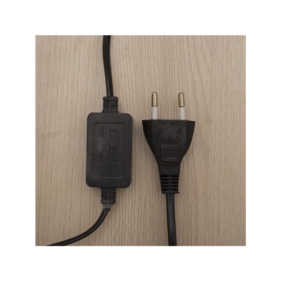 Светодиодная фигура «Снежинка», 54 см, дюралайт, 120 LED, 220 В, мерцание, свечение синий/белый