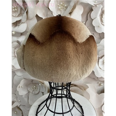 Волна мех.цветок кролик Берет женский (56-58)