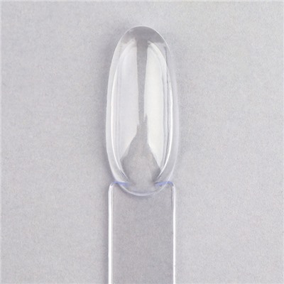 Палитра для лаков на кольце, 50 ногтей, форма овал, прозрачная