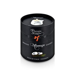 Массажная свеча с ароматом кокоса Bougie de Massage Gourmande Coco - 80 мл.