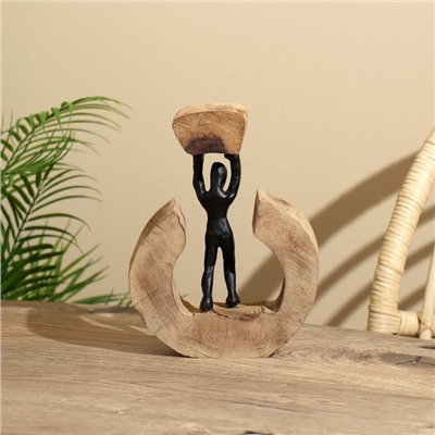 Сувенир «Сила», 17×5×23 см, полимерная смола, манговое дерево