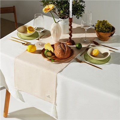 Дорожка SL HOME Gloomy 40×142±3 см, лён 100%, плотность 180 г/м²