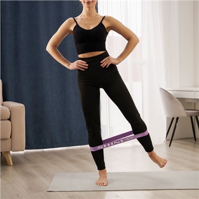 Набор фитнес-резинок ONLYTOP Shine: нагрузка 10, 14, 22 кг, 3 шт., 30×5 см