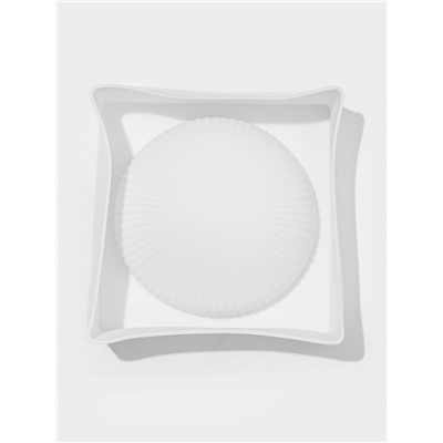 Форма для муссовых десертов и выпечки KONFINETTA «Полусфера», силикон, 19.4×8 см, d=16 см белая