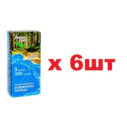 Dream park Полоска свежести для унитаза Лесная свежесть 6шт
