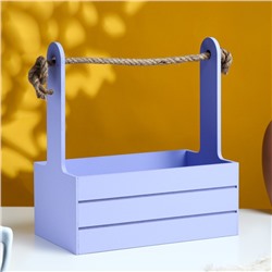 Подарочный ящик «Аром», 25.5×15×30 см, деревянный, сиреневый