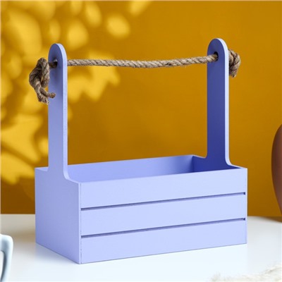 Подарочный ящик «Аром», 25.5×15×30 см, деревянный, сиреневый