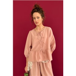 Блузка  NATURE093/06/Пудровый