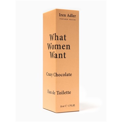 Туалетная вода женская What Women Want Crazy Chocolate, 50 мл