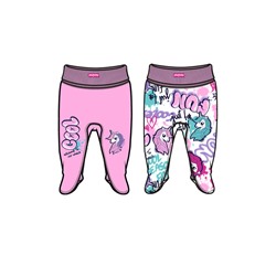 Ползунки детские трикотажные для девочек, 2 шт в комплекте