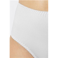 Трусы женские 412075 (Полоска серо-белая)