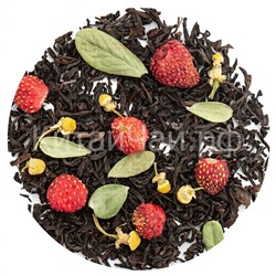 Чай черный - Лесная Земляника - 100 гр