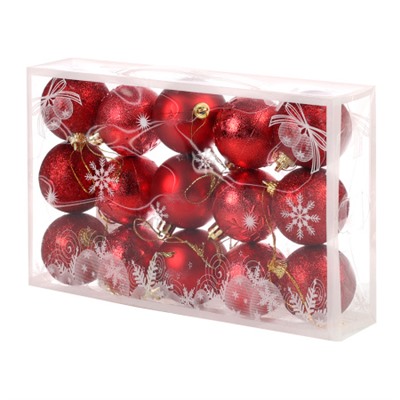 Елочные шары 15 штук 5 см / B-2587 /уп 96/