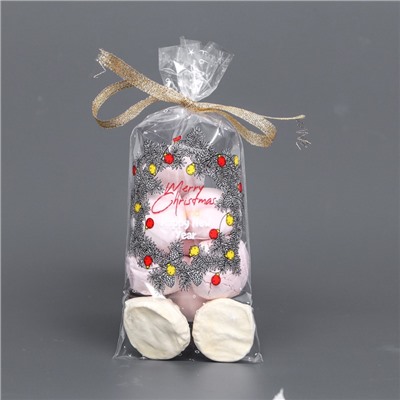 Пакет новогодний фасовочный БОПП, «Венок» 9×19 см