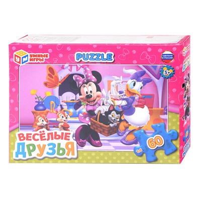 Пазлы 60 "Веселые друзья"