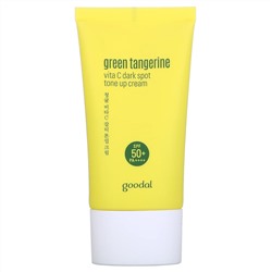 Goodal, Зеленый мандарин, крем с витамином C, осветляющий темные пятна, SPF 50+ PA++++, 50 мл (1,69 жидк. унции)