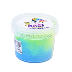 Слайм Зефирка, 100 гр., два цвета: синий и желтый