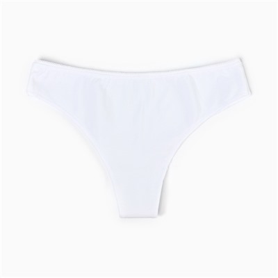 Трусы женские стринги Miss Beautiful, цвет белый, размер 46-48 (L)