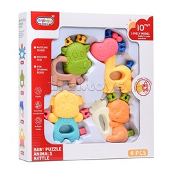 Набор погремушек "Милые зверюшки" в коробке