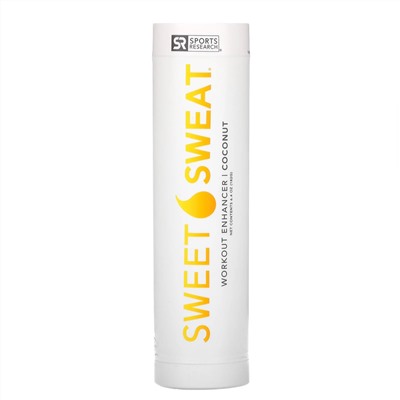 Sports Research, Sweet Sweat, интенсификатор для тренировок, кокос, 182 г (6,4 унции)