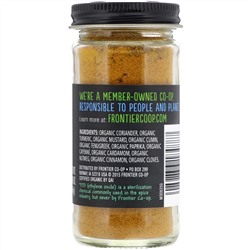 Frontier Natural Products, органический порошок карри, с кориандром, куркумой и горчицей, 54 г (1,90 унции)