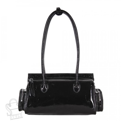 Сумка женская кожаная 3350Q black Polina&Eiterou