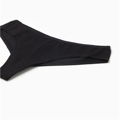 Трусы женские бразилиана Mark Formelle, чёрные, размер 50 (XL)