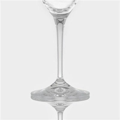 Набор бокалов для вина из хрустального стекла Bohemia Crystal «Кейт», 250 мл, 6 шт.