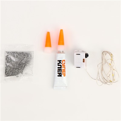 Роспись по дереву «Новый год! Ночник снеговик», набор для творчества