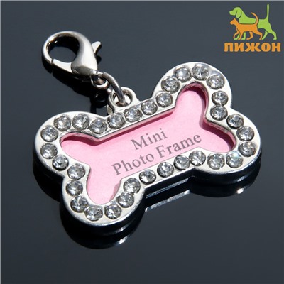 Адресник под записку «Косточка» малый, 3.2×2 см