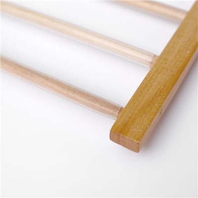 Плечики - вешалки для одежды Доляна, многоуровневая, 4 перекладины, 39×34 см, сорт В