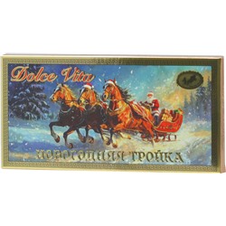 Dolche Vita. Новый год. Шоколад Новогодняя тройка 100 гр. карт.упаковка