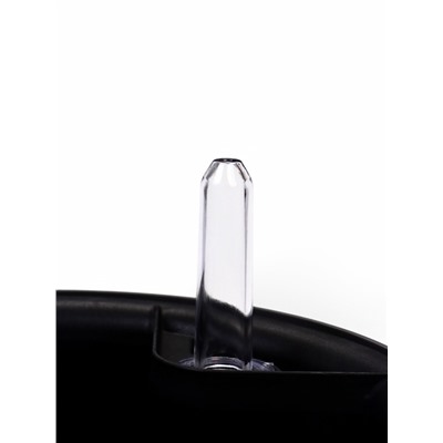 Кашпо для цветов «Фасет», 6.2 л, d=22 см, h=20 см, пластиковое, с автополивом, со вставкой, серое