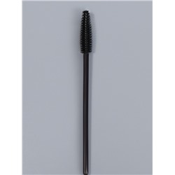 Щёточки для бровей и ресниц, силиконовые, набор - 50 шт., 10.5 см, чёрная