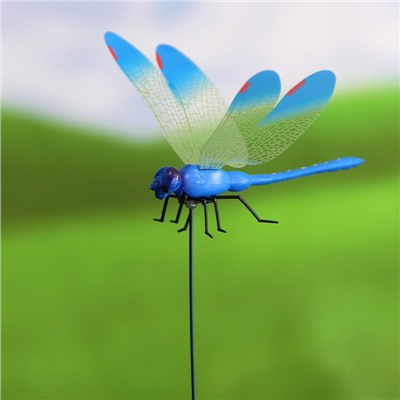 Штекер «Стрекоза Сенди», 14×9 см/45 см, набор 6 шт., МИКС