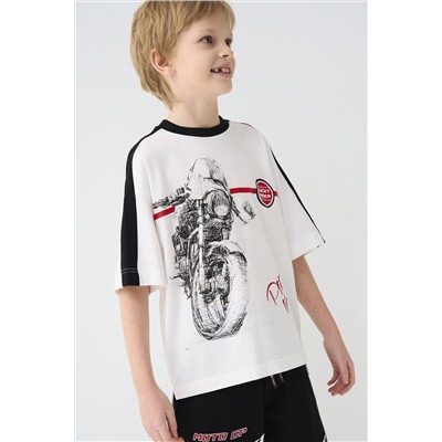 Фуфайка трикотажная для мальчиков (футболка) PLAYTODAY, 1239869