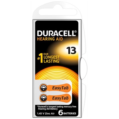 Батар.д/слух DURACELL ZA13(PR48)