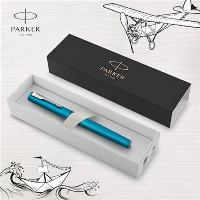 Роллер PARKER "Vector XL" (CW2159776) Teal CT F чернила черн. подар.кор. (1877632) PARKER