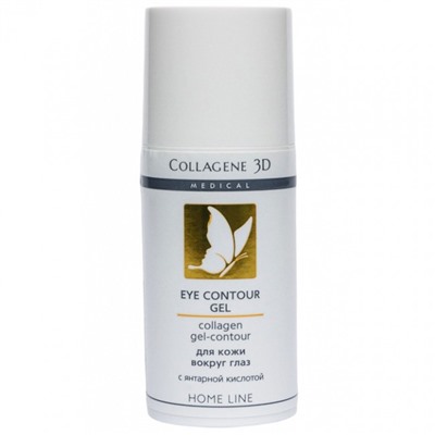 Medical Collagene 3D EYE CONTOUR GEL Гель-контур для глаз с янтарной кислотой 15 мл