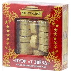 Конфуций. Пуэр. 7 Звезд 100 гр. карт.упаковка