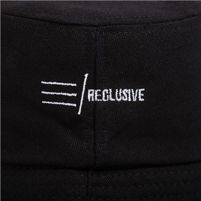 Панама с надписью MINAKU, чёрная, размер 56-58