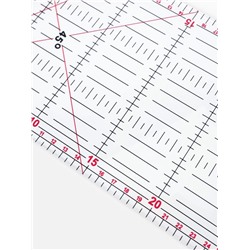 Линейка для квилтинга и пэчворка, 30×15 см, s=3 мм, МИКС