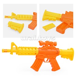 Автомат "Боевой Арсенал" свет, звук, эффект отдачи, на батарейках, в пакете