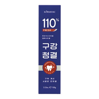 Зубная паста KORMESIC для свежести дыхания, 100 г