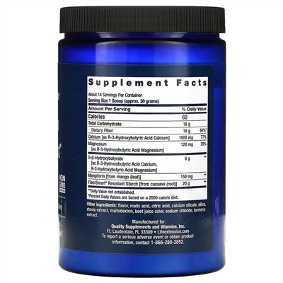 Life Extension, Keto Brain and Body Boost, Peach Flavor, 14.1 oz (400 g)