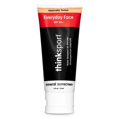 Think, Thinksport, ежедневный крем для лица, SPF 30+, естественный оттенок, 59 мл (2 унции)
